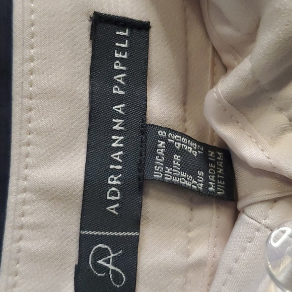 Adrianna Papell Cuffed Ankle Slacks Size  8 - Picture 3 of 3
